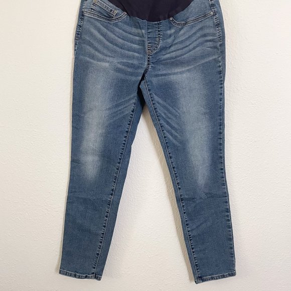 Levi's Maternity Ankle Skinny Over the Belly Jeans size large - Picture 3 of 9
